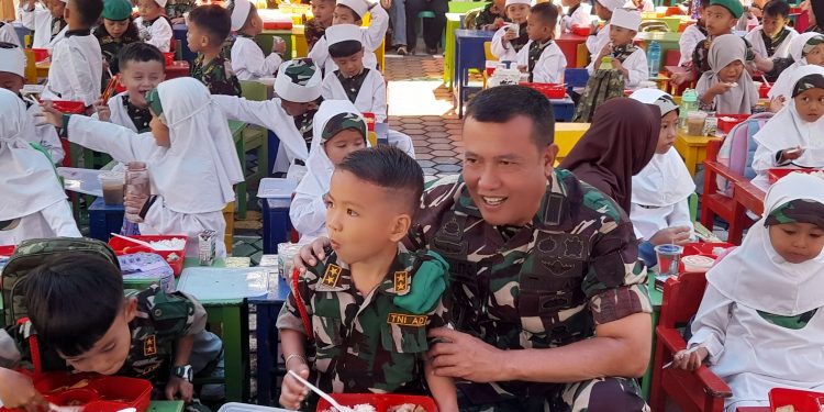 Bantu Cegah Stunting, Kodim 0417/Kerinci Gencarkan Program Dapur Masuk Sekolah