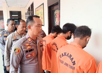 Polsek Jambi Timur Ringkus Tiga Karyawan PT KTN Karena Gelapkan Barang Perusahaan