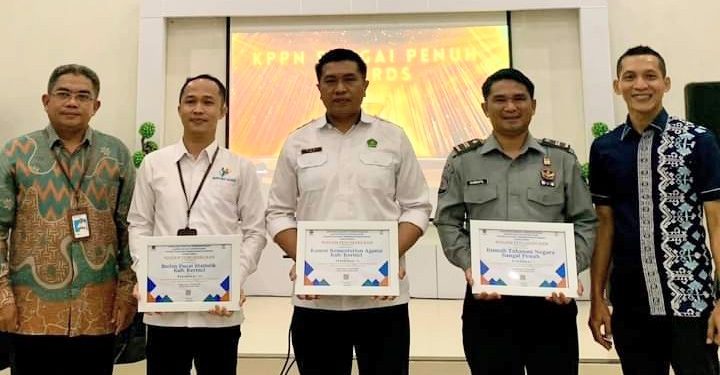 Rutan Sungai Penuh Kembali Raih Peringkat Satu dalam Pengelolaan Anggaran Kategori Pagu Sedang