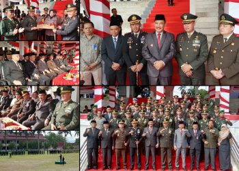 Pj. Bupati Kerinci Asraf Hadiri Upacara Peringatan HUT TNI ke-79 Tahun 2024