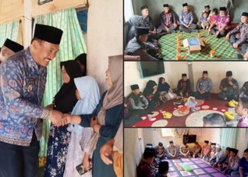 Turut Berduka, Pj. Bupati Asraf Berikan Santunan kepada Keluarga PMI yang Meninggal di Malaysia