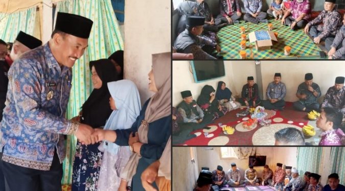 Turut Berduka, Pj. Bupati Asraf Berikan Santunan kepada Keluarga PMI yang Meninggal di Malaysia