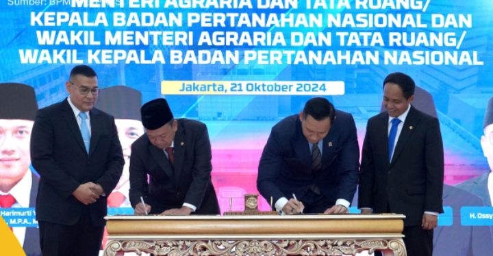 Sertijab Menteri dan Wakil Menteri ATR/BPN, Nusron Wahid: Siap Lanjutkan yang Dirintis para Pemimpin Pendahulu