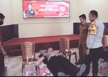 Peringati Hari Jadi ke-73 Humas Polri, Polres Kerinci Gelar Donor Darah