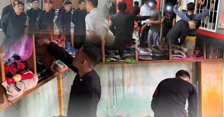 Petugas Rutan Sungai Penuh Geledah Kamar WBP untuk Ciptakan Lingkungan Bebas Narkoba dan Penipuan