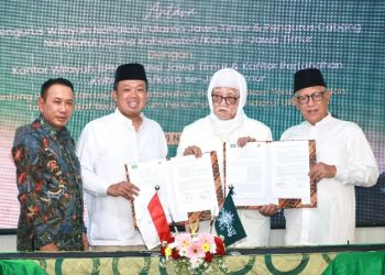 Kerja Sama Kanwil BPN Provinsi dan Kantah se-Jawa Timur dengan PWNU, Menteri Nusron: Untuk Percepatan Sertipikasi Tanah Milik NU