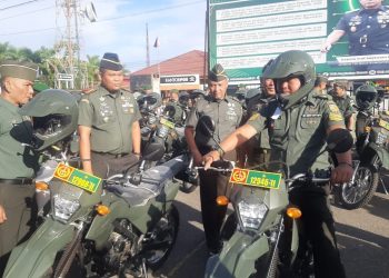 Dukung Kelancaran Tugas, Dandim 0417/Kerinci Pimpin Penyerahan Randis SPM kepada Para Babinsa
