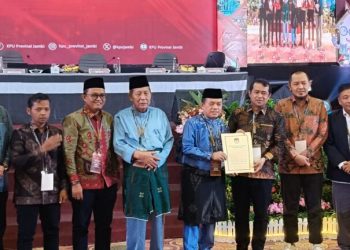 KPU Tetapkan Haris-Sani Jadi Gubernur Terpilih, Al Haris: Tidak Ada Lagi Timses yang Ada Tim Pembangunan Jambi ke Depan