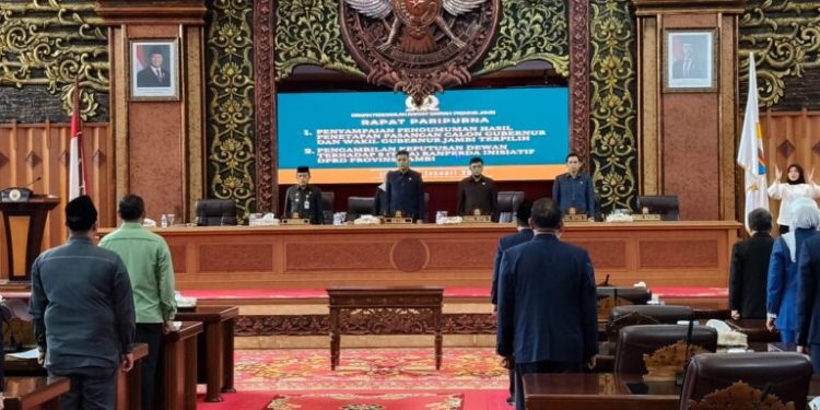 DPRD Provinsi Jambi Umumkan Al Haris dan Abdullah Sani sebagai Gubernur dan Wakil Gubernur Terpilih 2025-2030