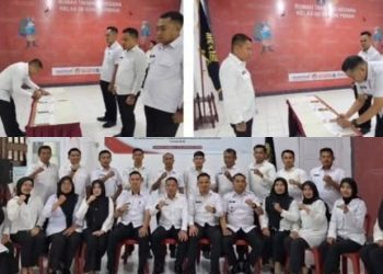 Rutan Sungai Penuh Gelar Pencanangan Pakta Integritas dan Penandatanganan Perjanjian Kinerja