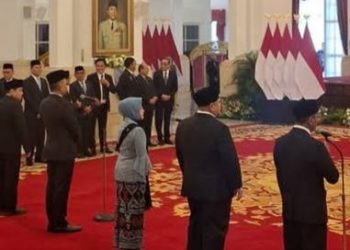 Reshuffle Kabinet, Presiden Prabowo Lantik Enam Pejabat Negara di Istana