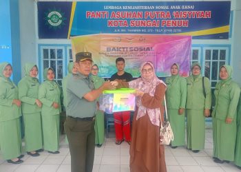 HUT Darma Pertiwi ke-61, Persit KCK Kodim 0417/Kerinci Gelar Bakti Sosial