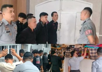 Rutan Sungai Penuh Gelar Razia Rutin Untuk Pastikan Rutan Bersih dari Barang Terlarang