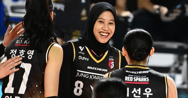 Hasil Liga Voli Korea: Red Sparks Dibantai AI Peppers, Megawati Hangestri Tampil Terburuk
