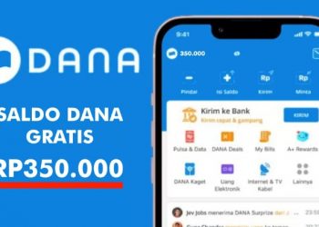 Buruan Sekarang.! Begini Cara Klaim Saldo DANA Gratis hingga Rp350.000