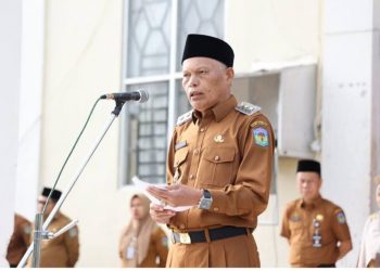 ASN Apel Pagi Bersama Wawako Azhar: ASN Kota Sungai Penuh Diminta Jadi Teladan Disiplin