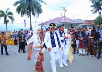 Disambut Meriah, Wako Alfin dan Wawako Azhar Hamzah Kembali ke Sungai Penuh Usai Retreat