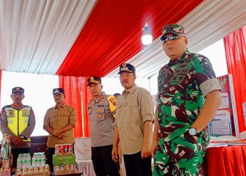 Dandim 0417/Kerinci Bersama Forkopimda Tinjau Pos PAM Mudik Lebaran di Kayu Aro
