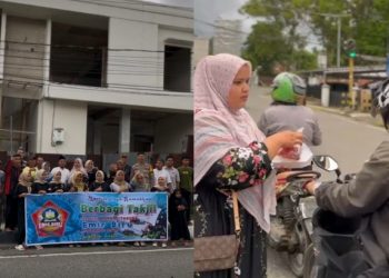 Berkah Ramadhan, Pemdes Bersama Karang Taruna Desa Amar Sakti Bagikan 200 Takjil Gratis