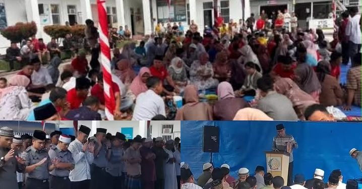 Rayakan Hari Kemenangan, Rutan Sungai Penuh Gelar Sholat Ied dan Layanan Kunjungan Bagi Warga Binaan