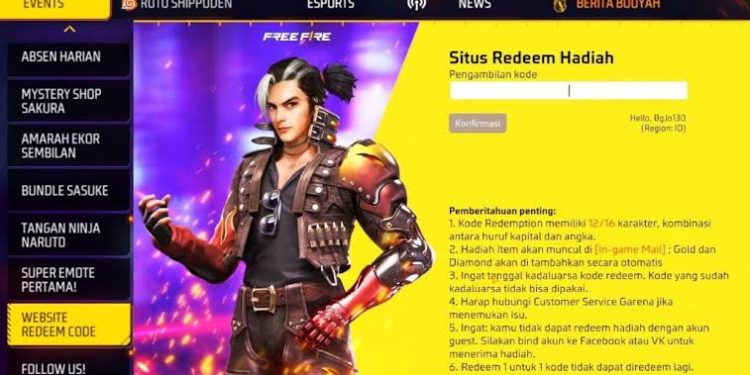 Kode Redeem Free Fire (FF) Hari Ini, 19 Maret 2025: Dapatkan Hadiah Gratis Sebelum Kedaluwarsa