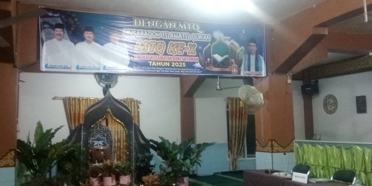Miris..!!! MTQ ke-X Tingkat Kecamatan Bukit Kerman Dilaksanakan Secepat Kilat
