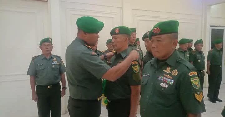 Pimpin Upacara Kenaikan Pangkat, Dandim Letkol Eko Budiarto Berharap Menjadi Motivasi Meningkatkan Kinerja