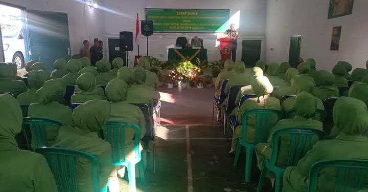 Ketua Persit Kodim 0417/Kerinci Ny. Ria Eko Budiarto Gelar Tatap Muka dengan Anggota