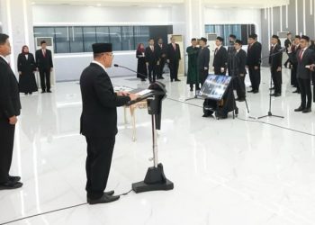 Lantik 78 Pejabat Fungsional, Wamen ATR/Waka BPN Ossy Dermawan Tekankan Profesionalisme dan Integritas