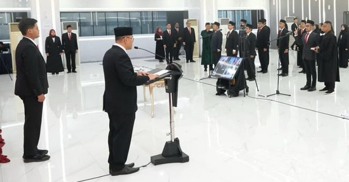 Lantik 78 Pejabat Fungsional, Wamen ATR/Waka BPN Ossy Dermawan Tekankan Profesionalisme dan Integritas