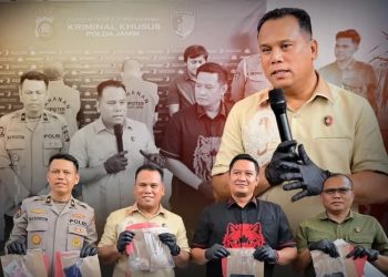 Polda Jambi Gagalkan Penyelundupan Emas Ilegal 1,2 Kg di Merangin