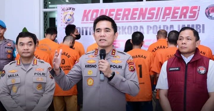 Polda Jambi Bongkar Jaringan Narkoba Internasional, Sita Aset Mewah dan Rp1,4 Miliar Tunai