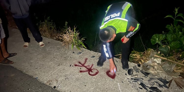 Pelajar dan Petani Terlibat Kecelakaan Maut di Jalan Desa Sungai Tutung Kerinci
