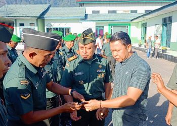 Cegah Judi Online, Kodim 0417/Kerinci Sidak HP Anggota