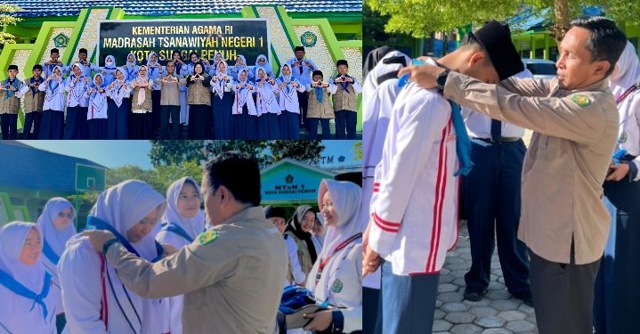 PMR Madya MTsN 1 Sungai Penuh Resmi Dilantik, Siap Jadi Teladan
