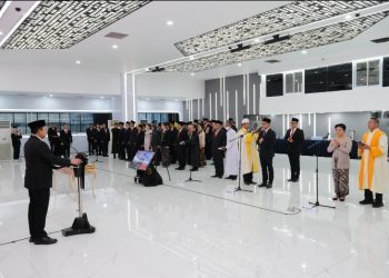 Lantik Pejabat Struktural, Menteri Nusron Tekankan Percepatan Program Kementerian ATR/BPN yang Profesional dan Akuntabilitas
