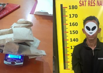 Pemuda Ditangkap Bawa Ganja di Area Pemakaman Siulak Mukai