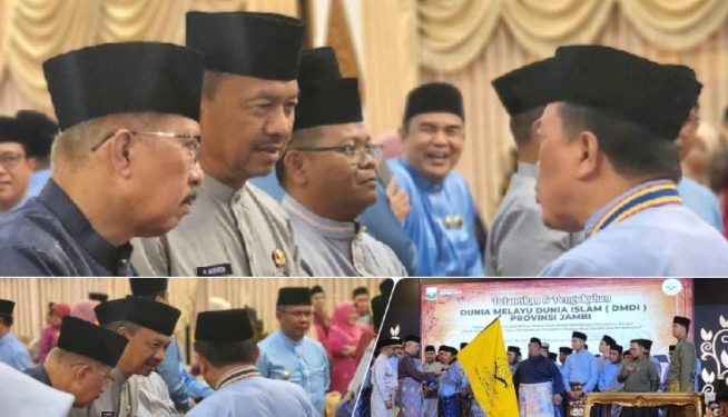 Dukung Pelestarian Budaya Melayu, Wabup Kerinci Murison Hadiri Pengukuhan Ketua DMDI Jambi
