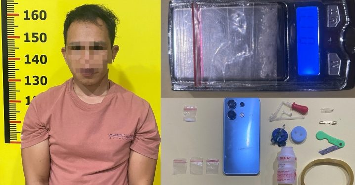 Telan Sabu Saat Digerebek, Pria Punai Merindu Dibekuk Polisi di Rumah Kosong