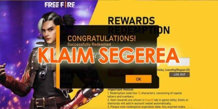 Kode Redeem Free Fire 26 Juni 2025 Resmi Rilis! Buruan Klaim, Hadiah Skin & Diamond Gratis Menanti