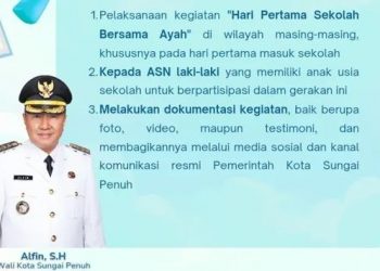 Hari Pertama Sekolah Bersama Ayah