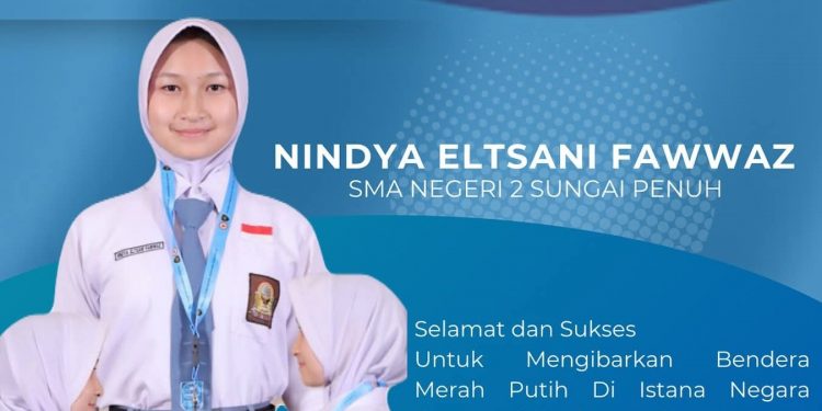 Nindya Eltsani Fawwaz, Pelajar Kota Sungai Penuh Terpilih Jadi Paskibraka Nasional 2025