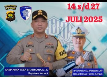 Polres Kerinci Mulai Gelar Operasi Patuh 2025, Ini Sasarannya