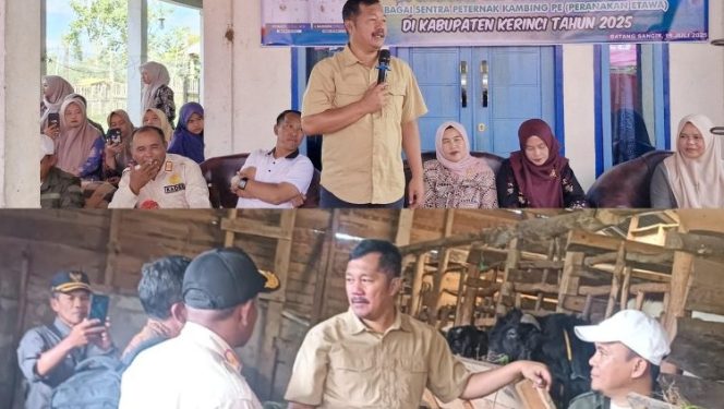 Bupati Monadi Canangkan Sentral Kambing PE di Batang Sangir