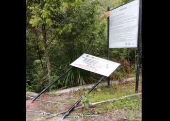 Plang Larangan TNKS Dirusak, Penjaga Hutan Hadapi Perlawanan