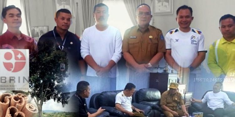 Bupati Monadi Terima Koordinasi BRIN Terkait Rencana Pendaftaran dan Pelepasan Varietas Kayu Manis