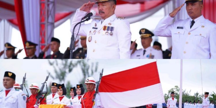 Khidmat, Bupati Monadi Pimpin Upacara HUT RI ke-80 di Kerinci