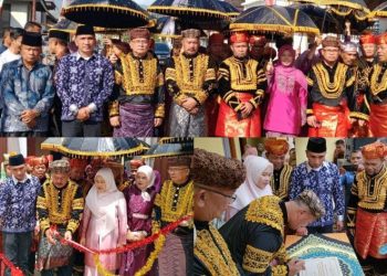 Bupati Monadi Dianugerahi Gelar Adat “Depati Stuo Cahayo Negeri” di Kenduri Sko Kemantan