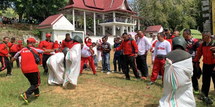 Kodim 0417/Kerinci Meriahkan HUT RI ke-80 dengan Berbagai Permainan Rakyat