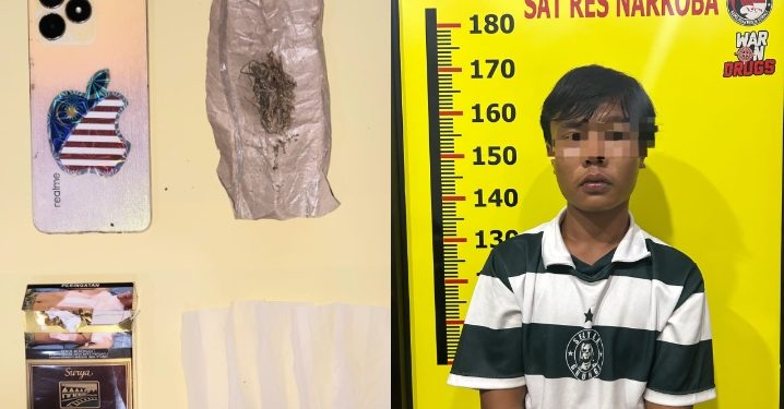 Ganja COD Rp.50 Ribu, Dua Pemuda Tertangkap di Sungai Penuh